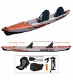 Ocean Typhon inflatable kayak tandem 4.40 meters