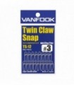 Vanfook Ultra Twin Claw Snap Silver TS-12 varias unidades