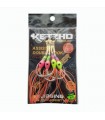 Anzuelo Pike Assist hook doble yellow/pink 2 unidades